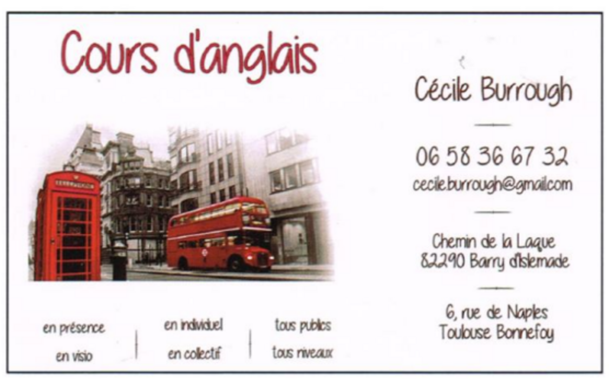 COURS D4ANGLAIS 